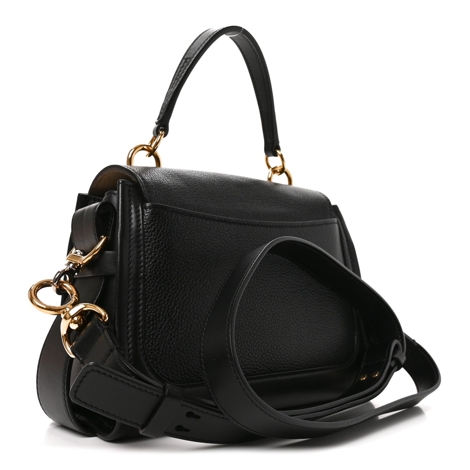 Chloe Calfskin Mini Tess Day Bag Black 3 of 9