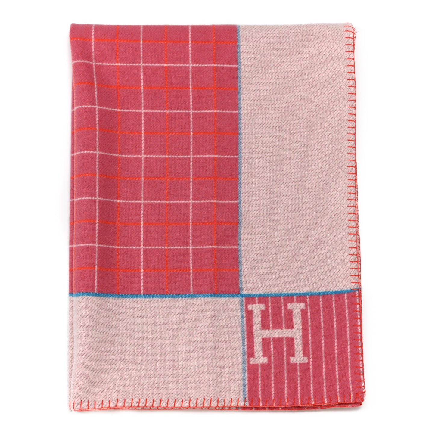 Wool Cashmere Avalon Passe-Passe Blanket Figue