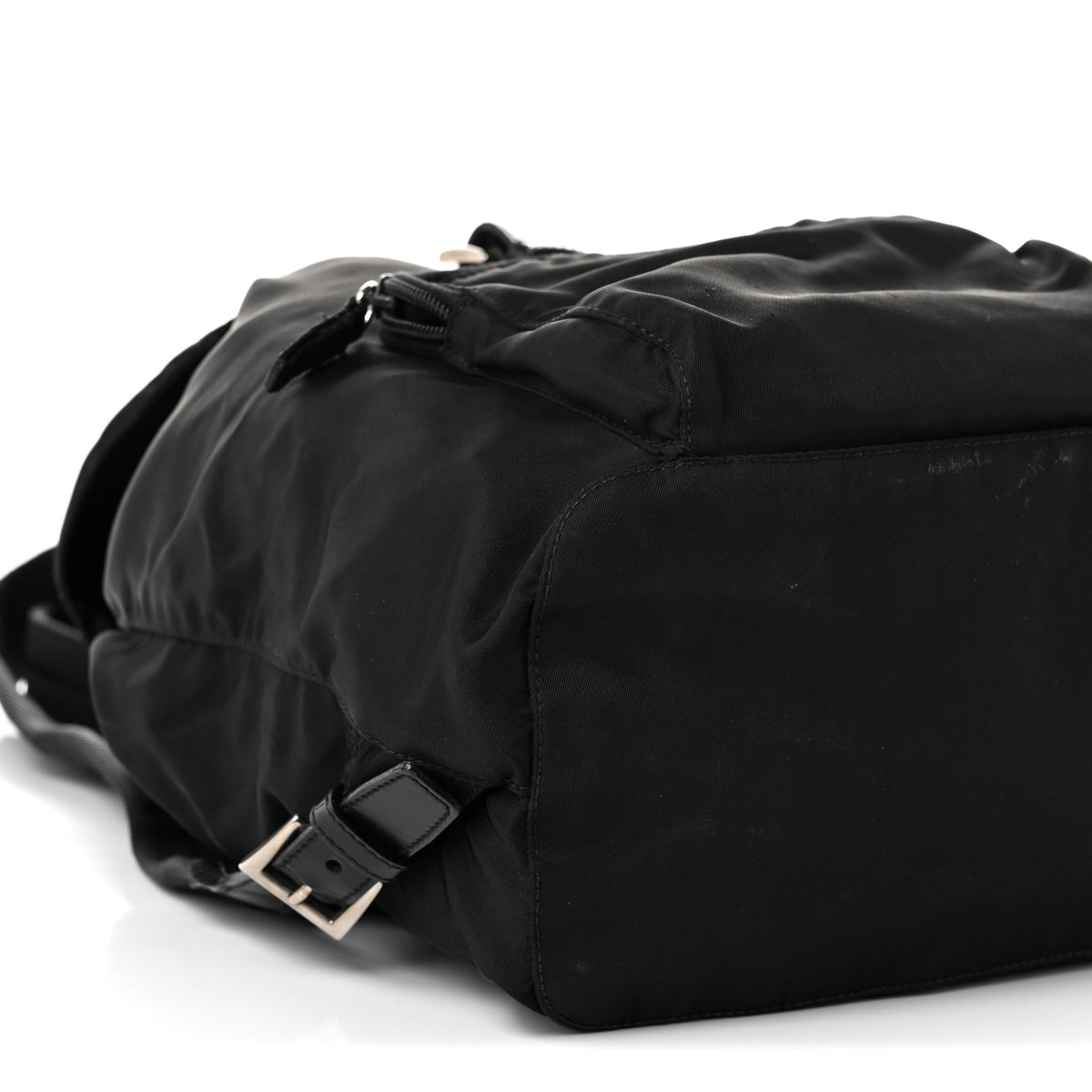 Tessuto Nylon Vela Cinch Backpack Black