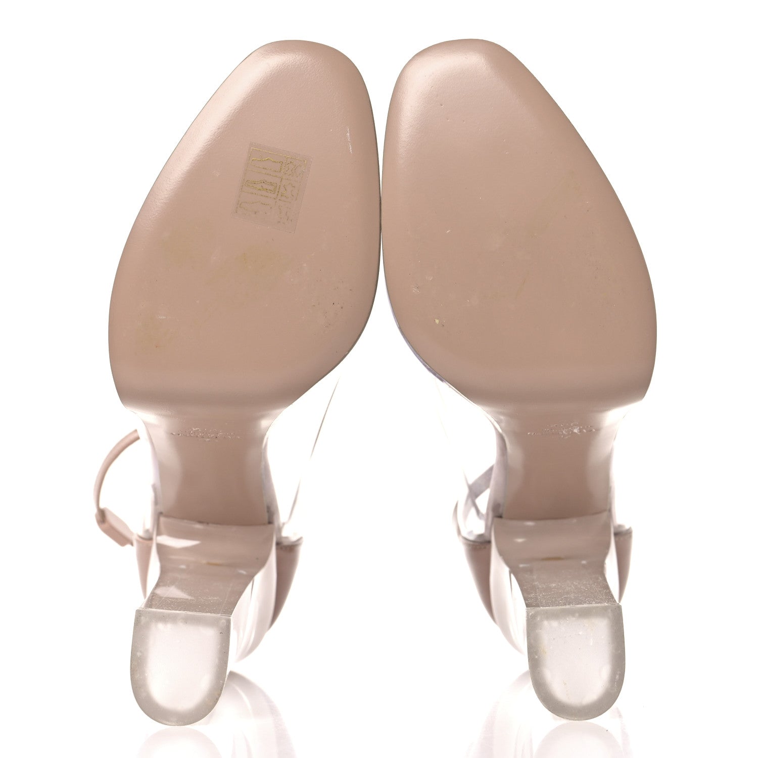 Valentino Garavani Patent PVC Tan-Go 55/155mm Platform Pumps 39.5 Rose Cannelle 6 of 10