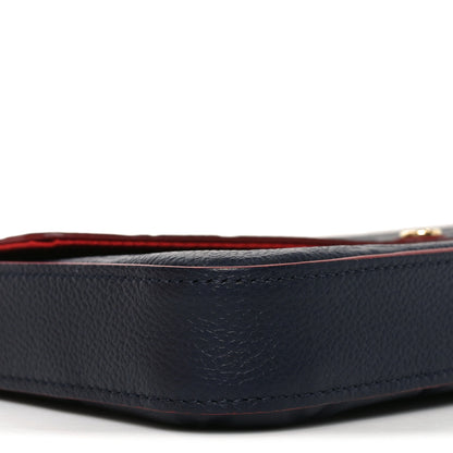Louis Vuitton Empreinte Pochette Felicie Chain Wallet Marine Rouge 9 of 11