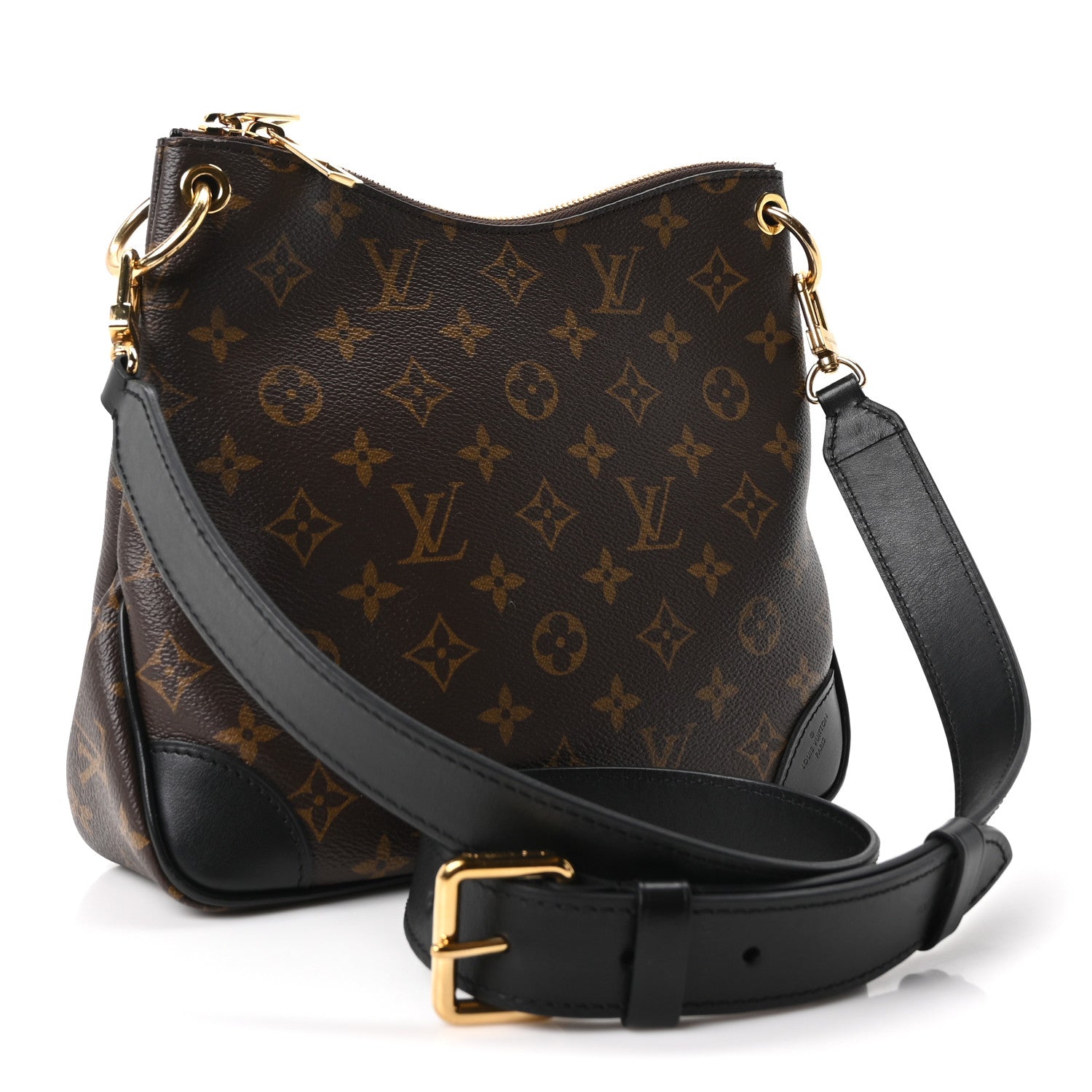 Louis Vuitton Monogram Odeon PM Black 2 of 8