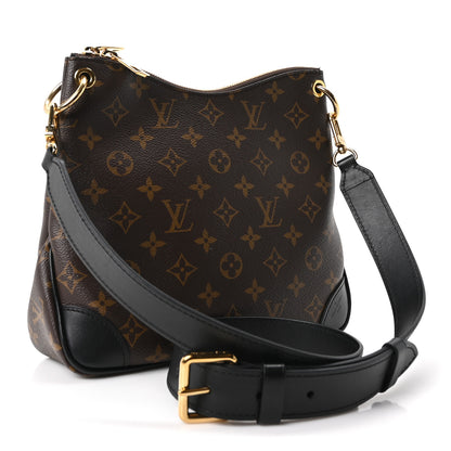 Louis Vuitton Monogram Odeon PM Black 2 of 8