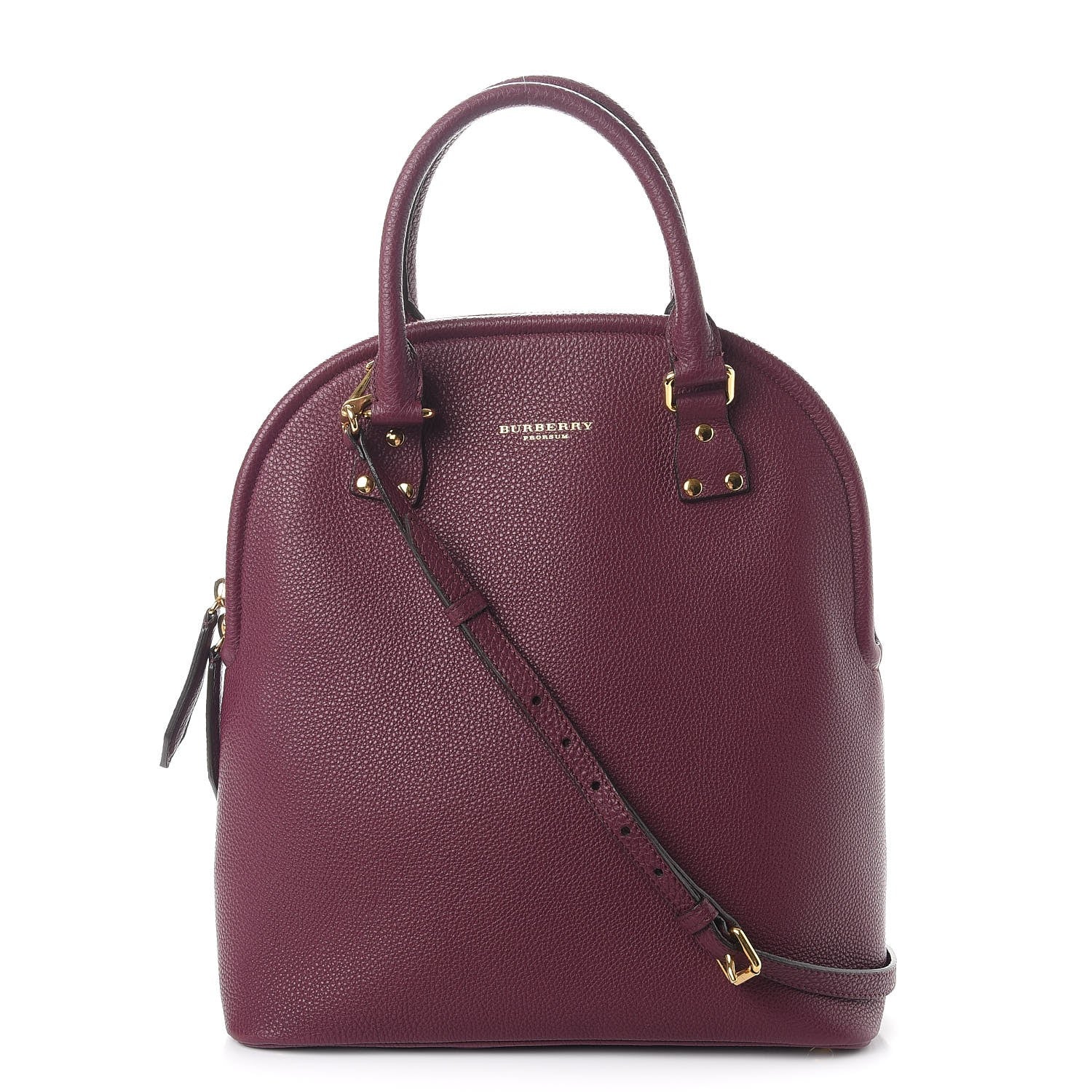 Burberry Grained Calfskin Prorsum Bloomsbury Elderberry 1 of 9