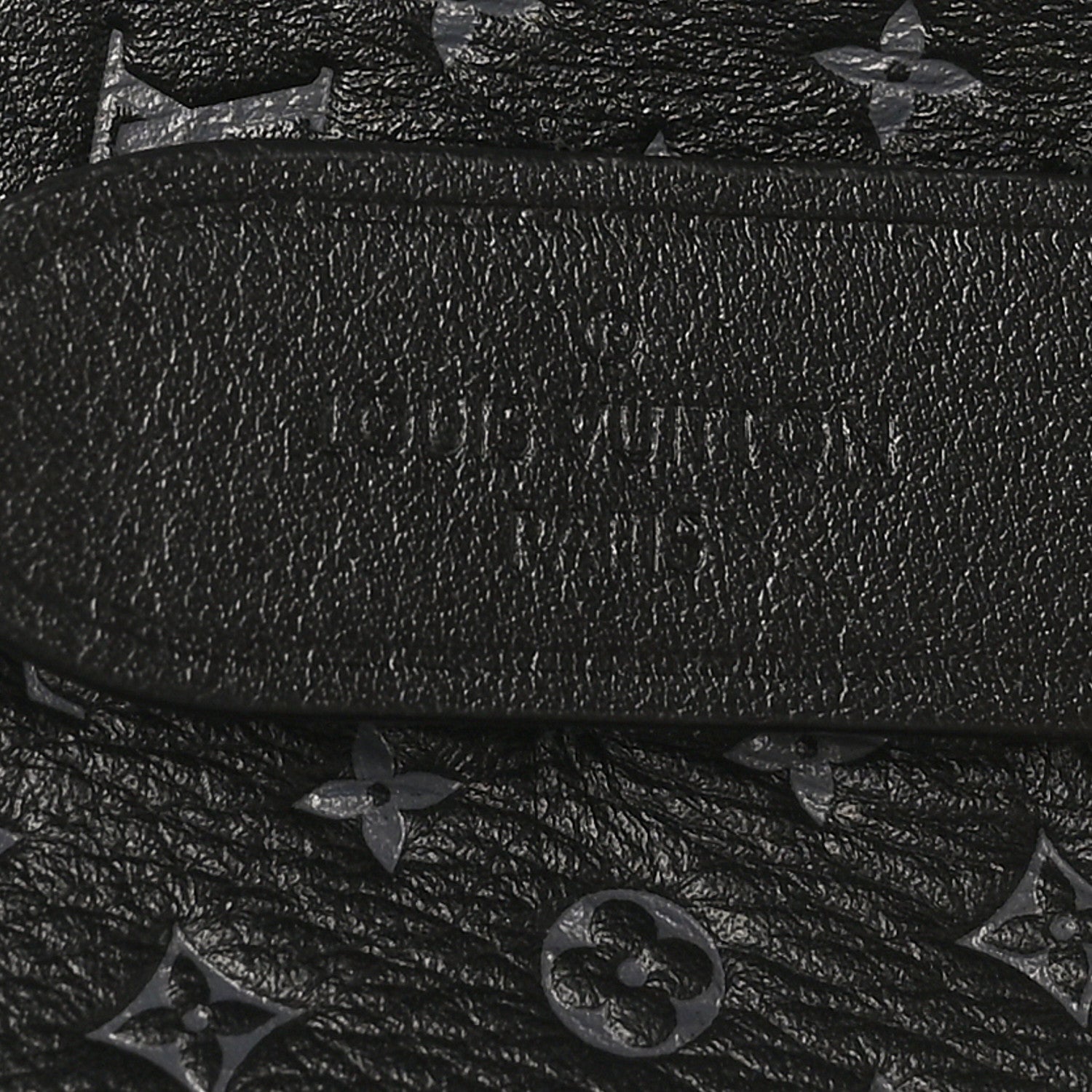 Louis Vuitton Calfskin Nanogram Embossed Neonoe BB Black 5 of 8