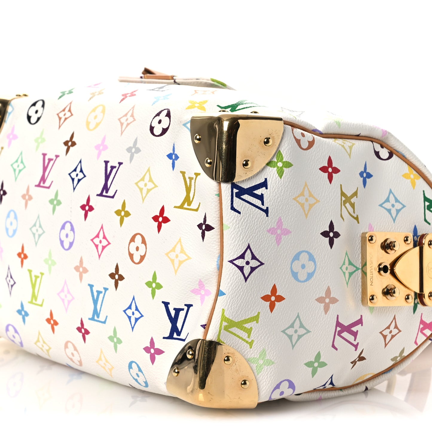 Monogram Multicolor Speedy 30 White