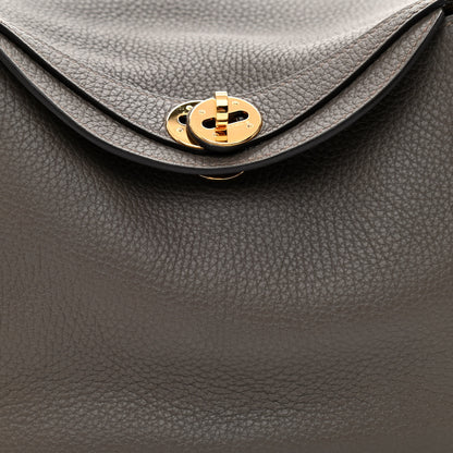 Hermes Taurillon Clemence Lindy 26 Etain 8 of 11
