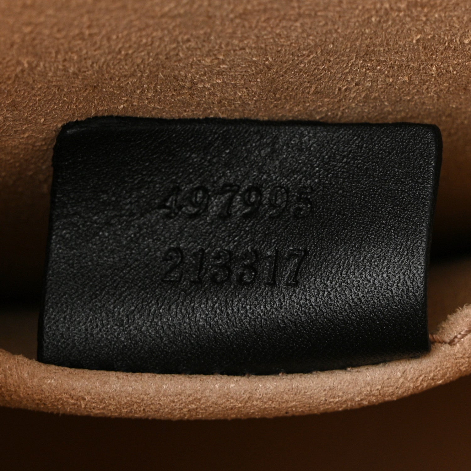 Gucci Nappa Elaphe GG Supreme Monogram Medium Osiride Shoulder Bag Black Bright Cuir Beige Ebony 7 of 10