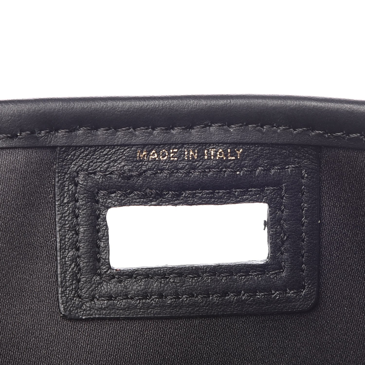 Fendi Glazed Fabric Vitello Century FF 1974 Stamp Patch Mini Peekaboo Defender Cover Mogano Panna Black 7 of 8