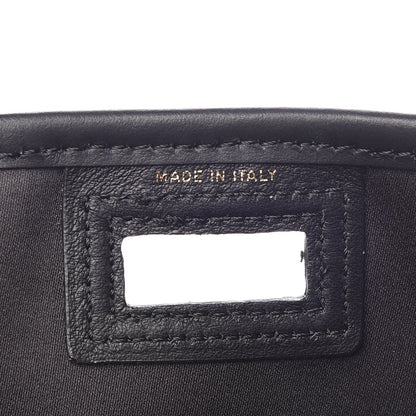 Fendi Glazed Fabric Vitello Century FF 1974 Stamp Patch Mini Peekaboo Defender Cover Mogano Panna Black 7 of 8