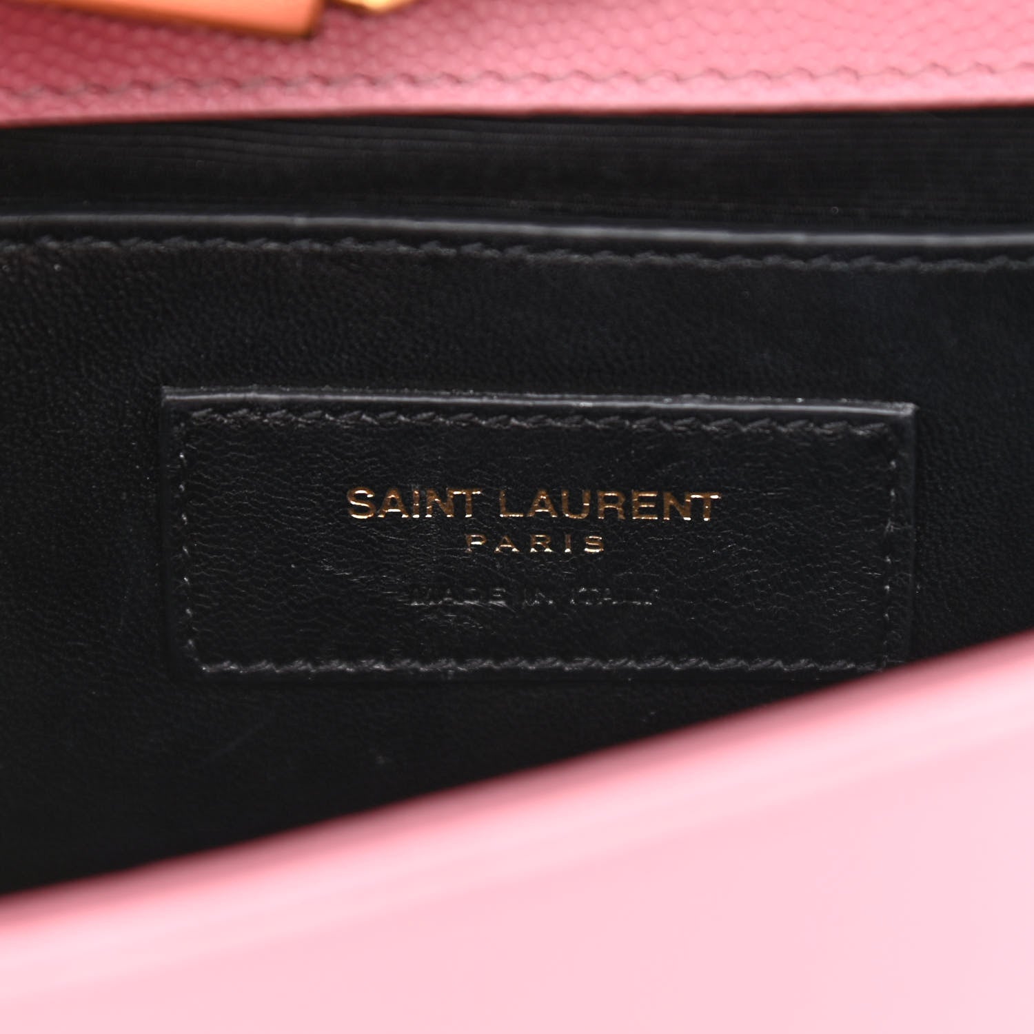 Saint Laurent Grain De Poudre Small Classic Monogram Kate Satchel Old Rose 7 of 10