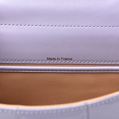 Delvaux Patent Grained Calfskin Mini Brillant Satchel Light Purple 5 of 11