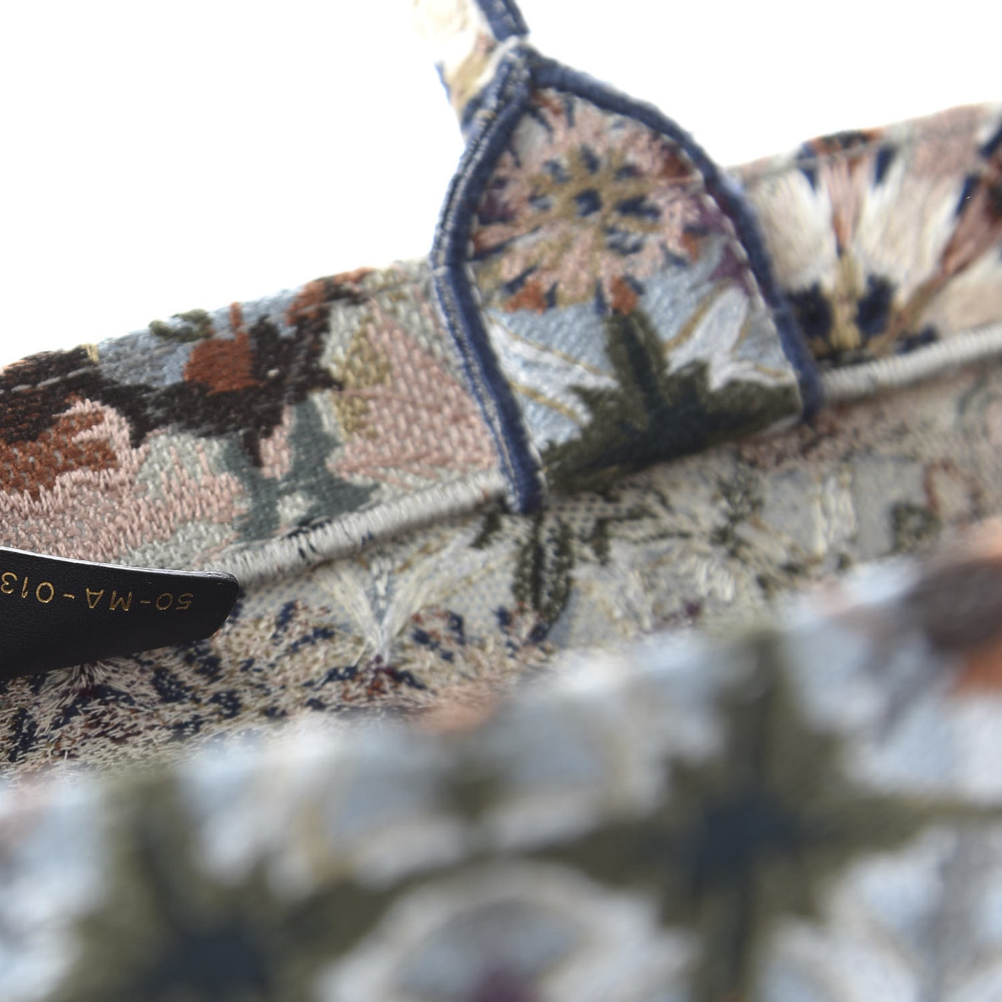 Canvas Embroidered KaleiDioroscopic Book Tote Multicolor