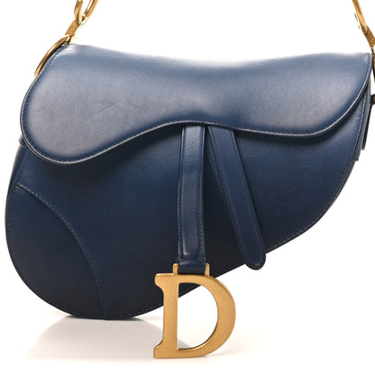 Christian Dior Calfskin Gradient Saddle Bag Indigo Blue 8 of 10