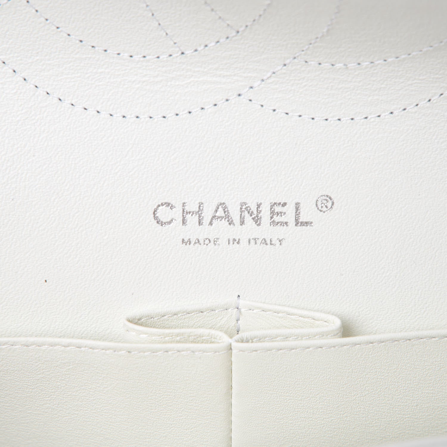 Chanel Caviar Quilted Jumbo Double Flap White 8 of 15