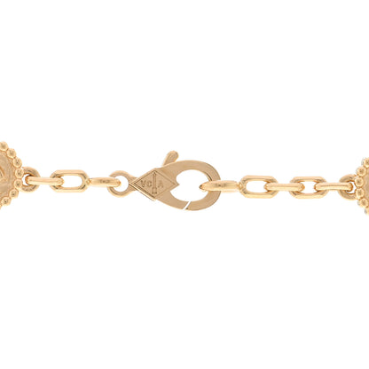 Van Cleef & Arpels 18K Yellow Gold 10 Motifs Vintage Alhambra Necklace 4 of 6