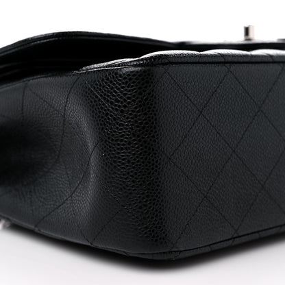 Chanel Caviar Quilted Jumbo Double Flap Black 8 of 9