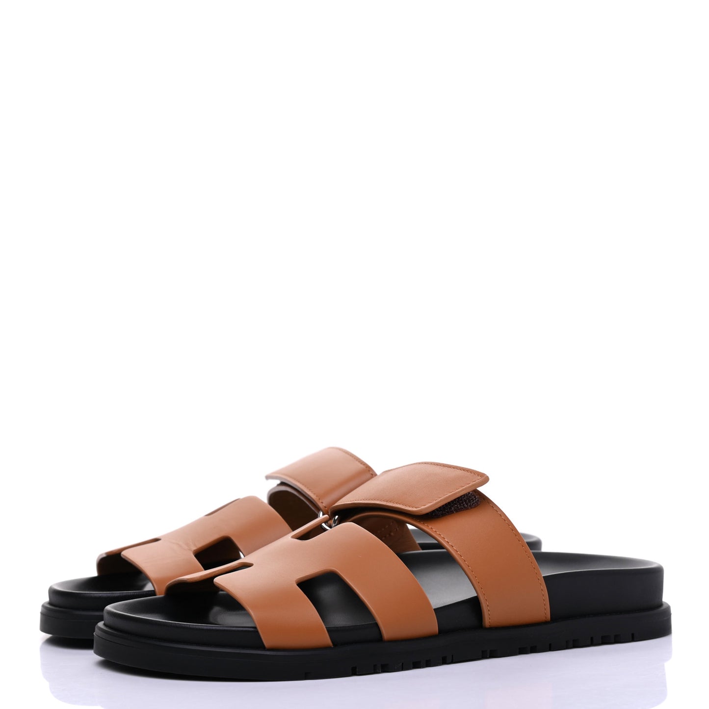 Calfskin Womens Chypre Sandals 37 Naturel