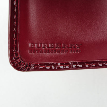 Burberry Nova Check Heart Compact Wallet Berry Red 6 of 9
