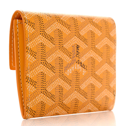 Goyard Goyardine Marigny Coin Purse Wallet Yellow 3 of 7