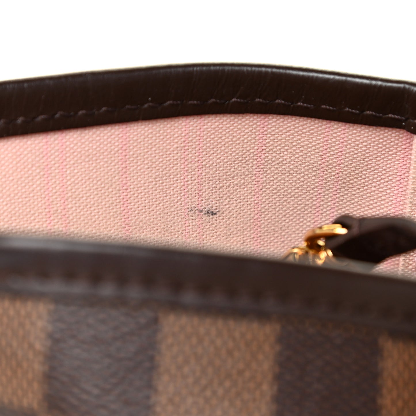 Damier Ebene Neo Neverfull MM Rose Ballerine