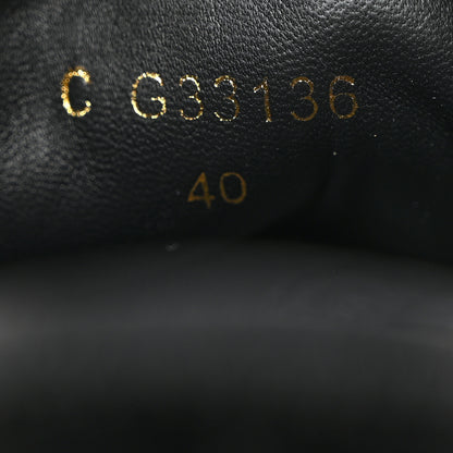 Chanel Velvet Womens CC Sneakers 40 Black 7 of 8