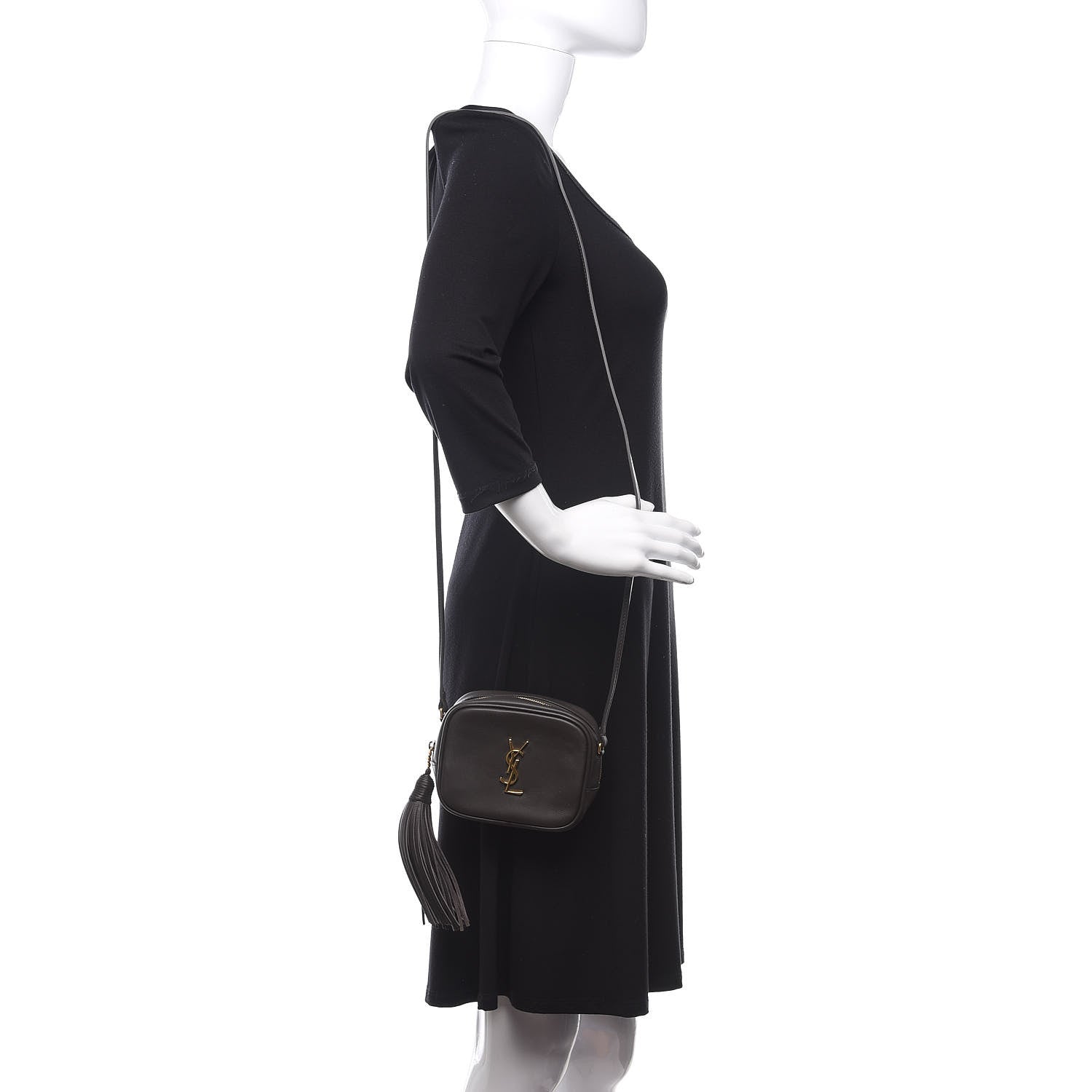 Saint Laurent Nappa Monogram Blogger Bag New Vert Fonce 2 of 11