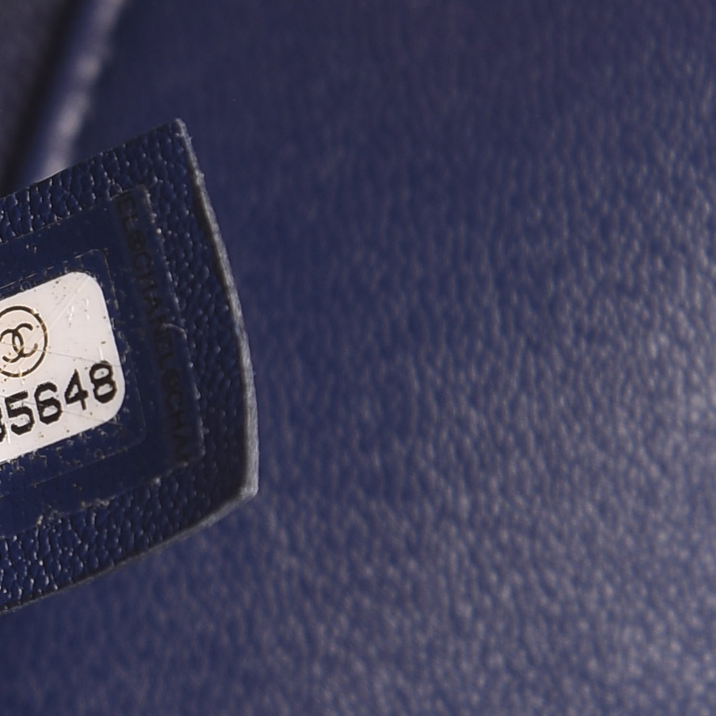 Goatskin Quilted Maxi 19 Flap Dark Blue
