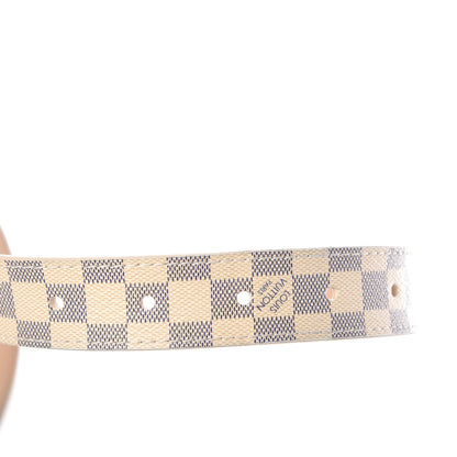 Louis Vuitton Damier Azur 25mm Belt 85 34 7 of 8