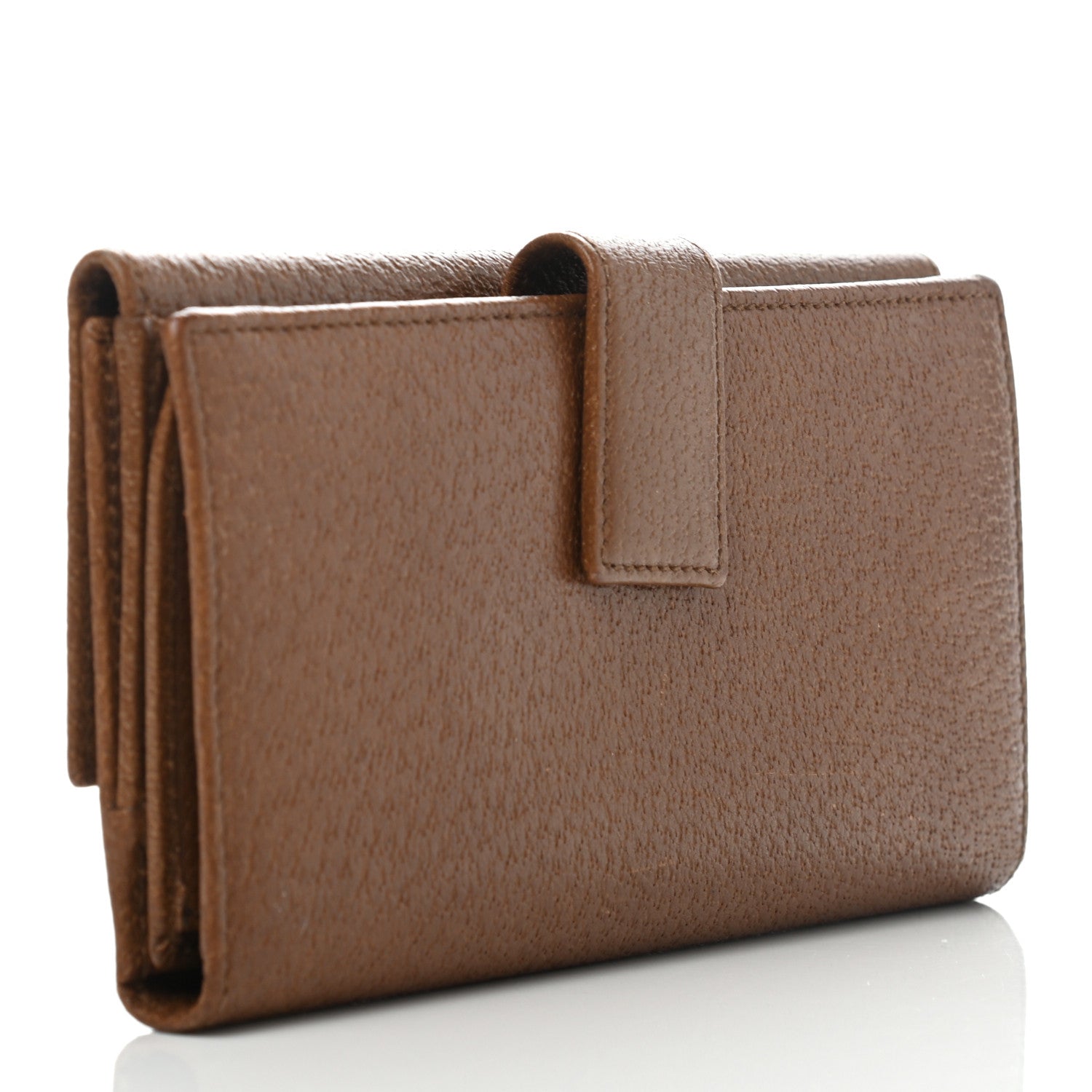 Gucci Calfskin Studded Soho Continental Wallet Brown 2 of 7