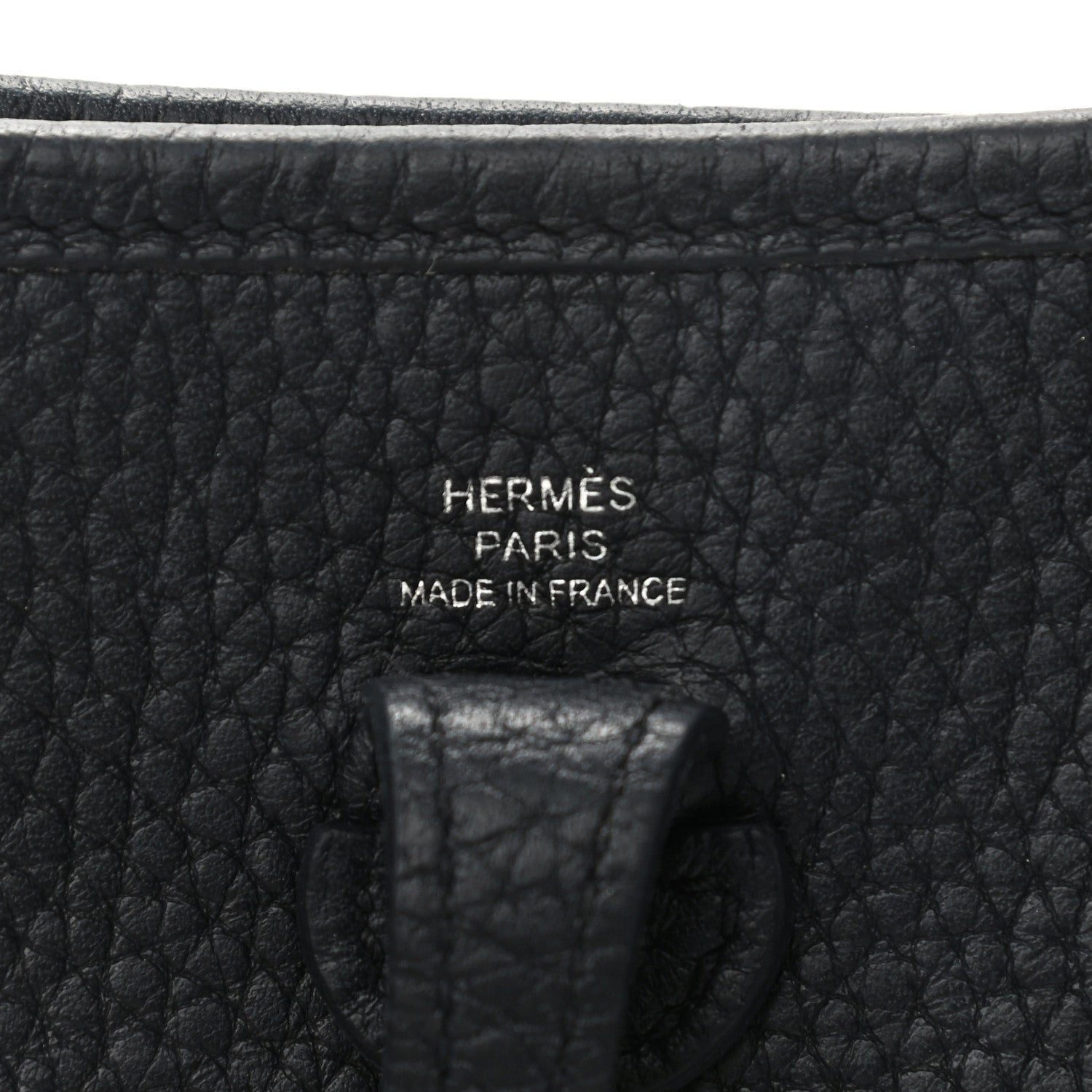 Hermes Taurillon Clemence Evelyne TPM Black 5 of 13