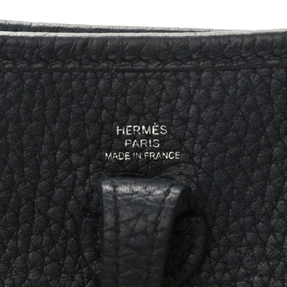 Hermes Taurillon Clemence Evelyne TPM Black 5 of 13