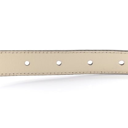 Gucci Calfskin Double G 20mm Belt 80 32 Mystic White 3 of 6