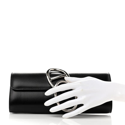 Hermes Box Egee Clutch Black 2 of 9