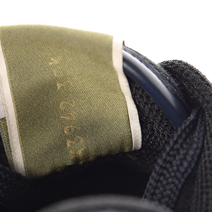 Valentino Garavani Denim Calfskin Suede Rockstud Sneakers 35.5 Indigo 8 of 8