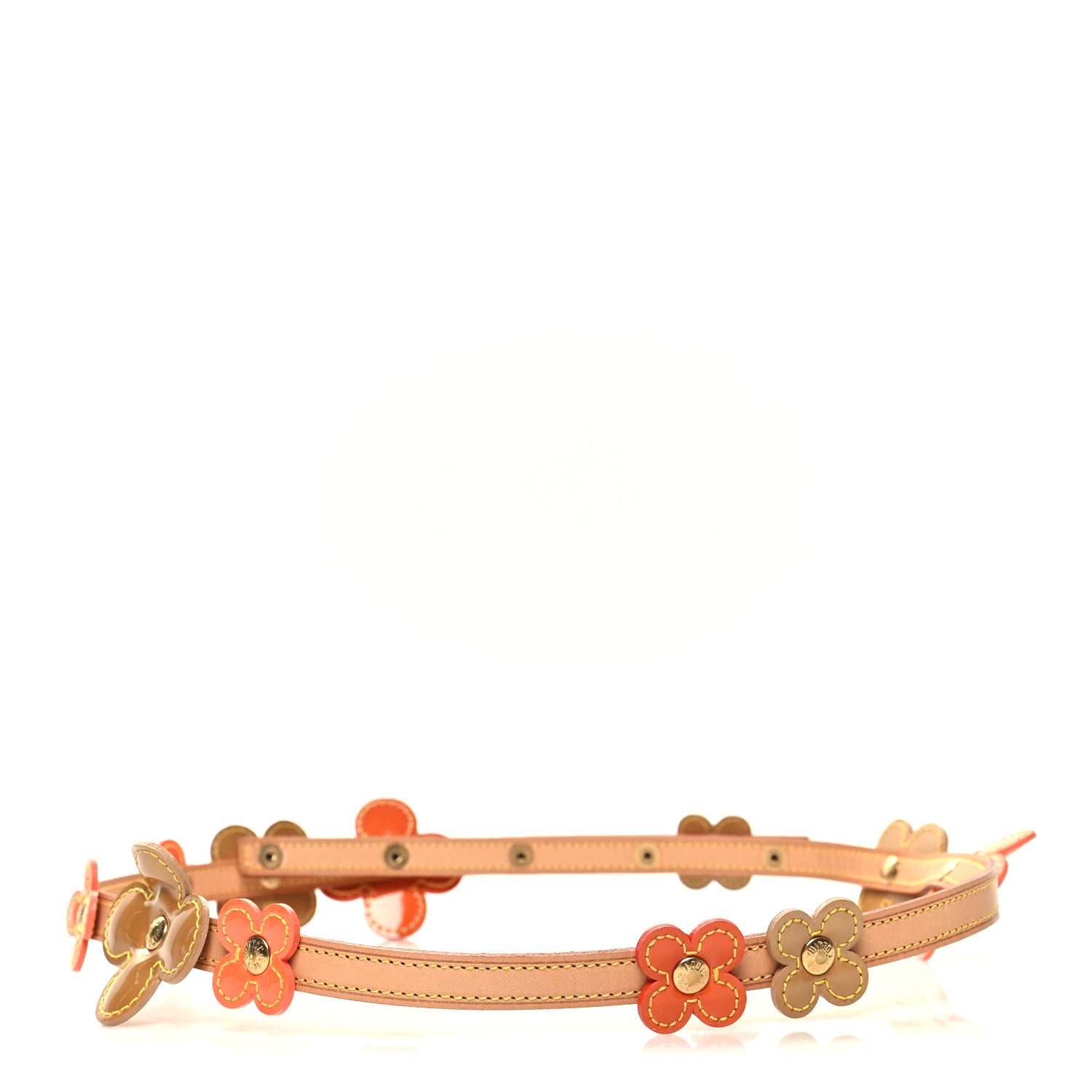 Louis Vuitton Patent Fleurs Belt Multicolor 1 of 4