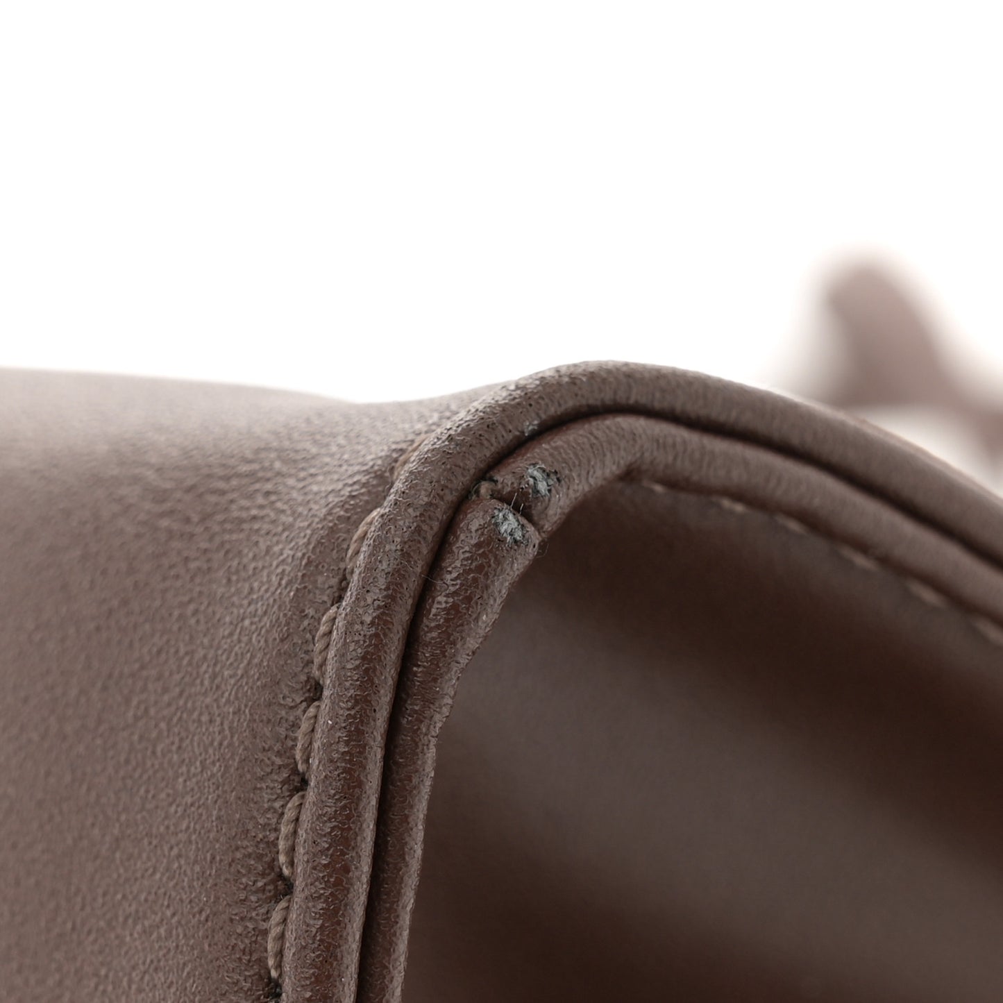 Vegan Leather Small Shopping Bag Chocolate