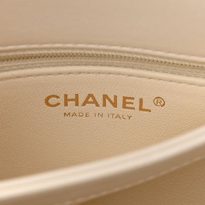 Chanel Lambskin Quilted Small Trendy CC Dual Handle Flap Bag White 6 of 10