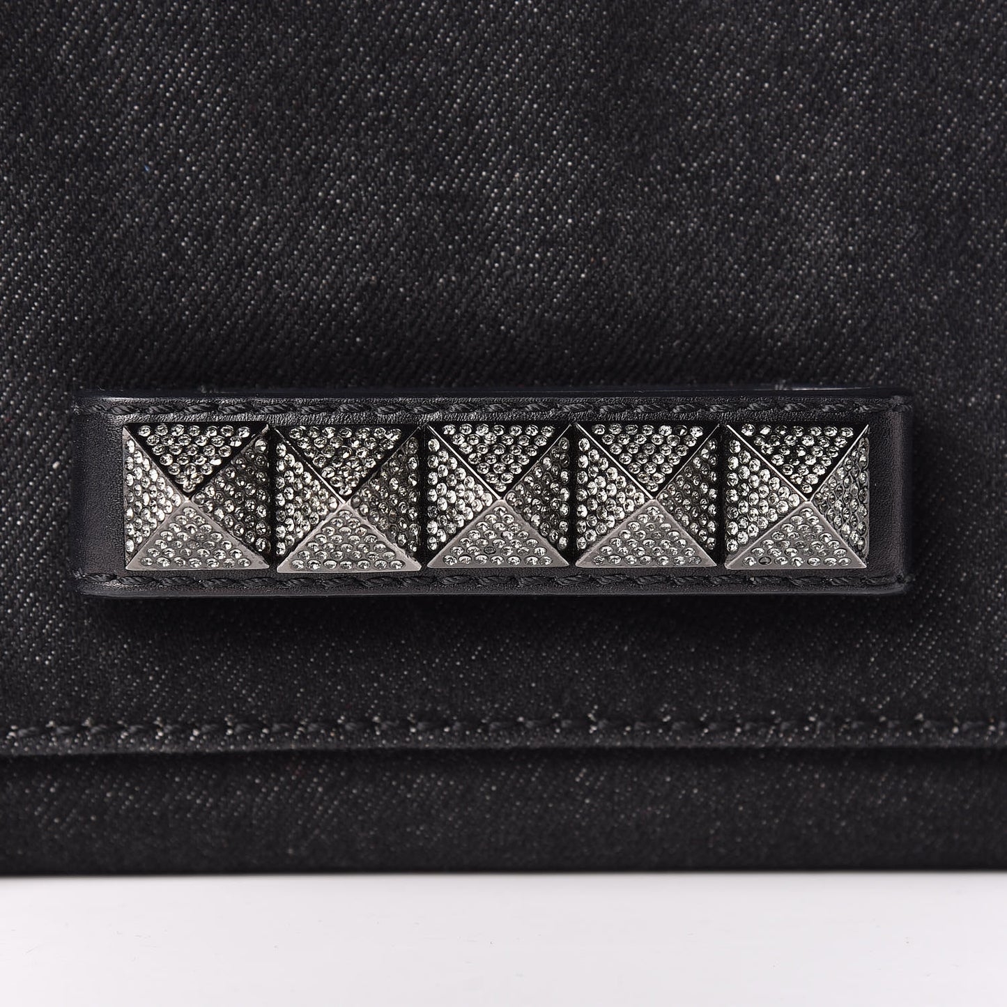 Denim Va Va Voom Shoulder Bag Black