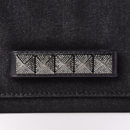 Valentino Garavani Denim Va Va Voom Shoulder Bag Black 16 of 16