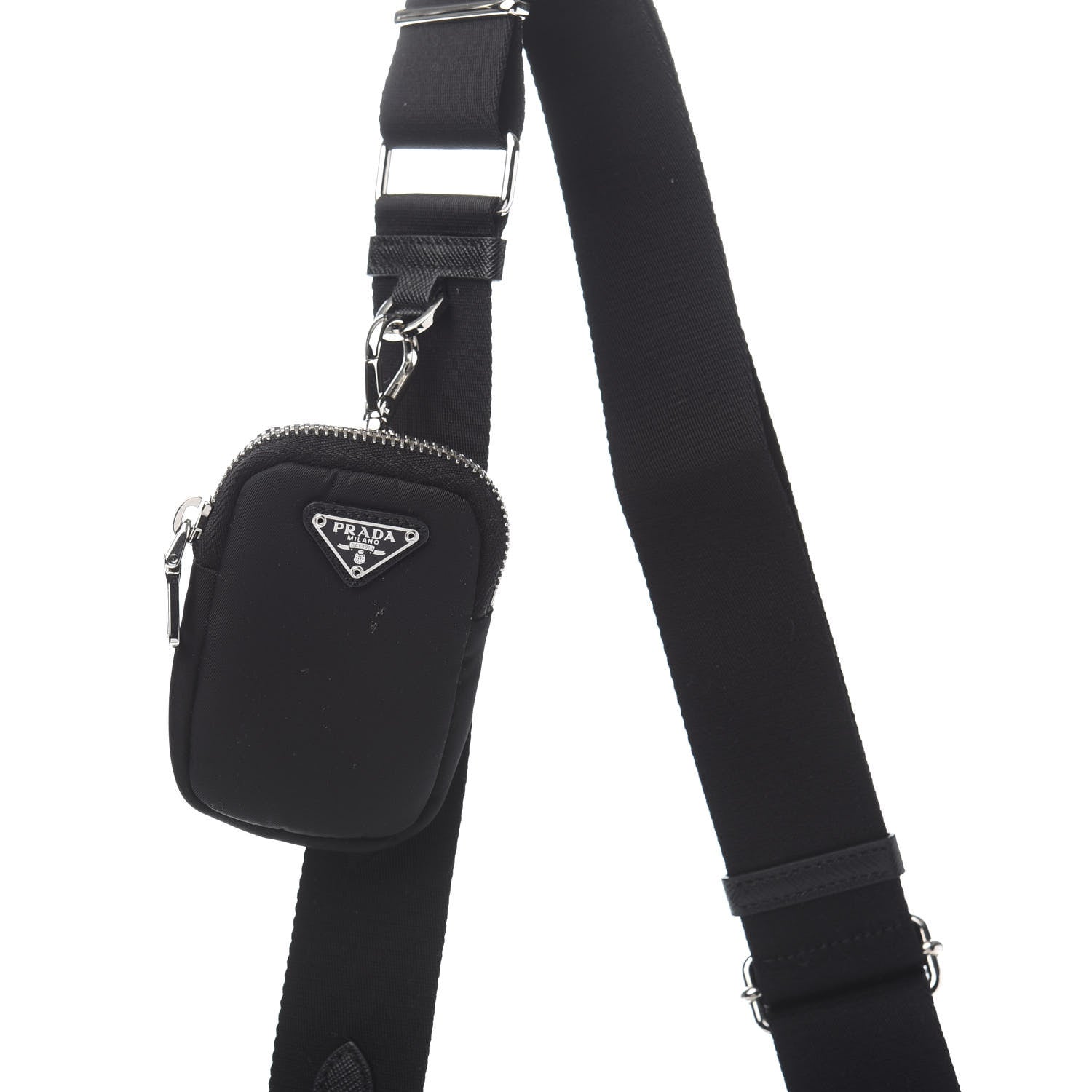 Prada Nylon Re-Edition 2005 Shoulder Bag Black 10 of 12