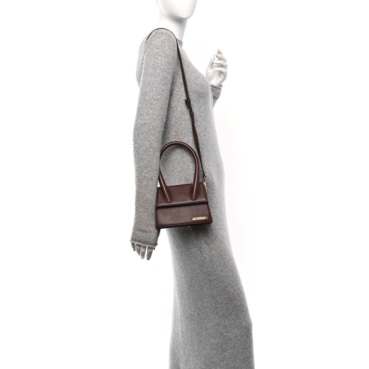 Smooth Calfskin Le Chiquito Moyen  Brown