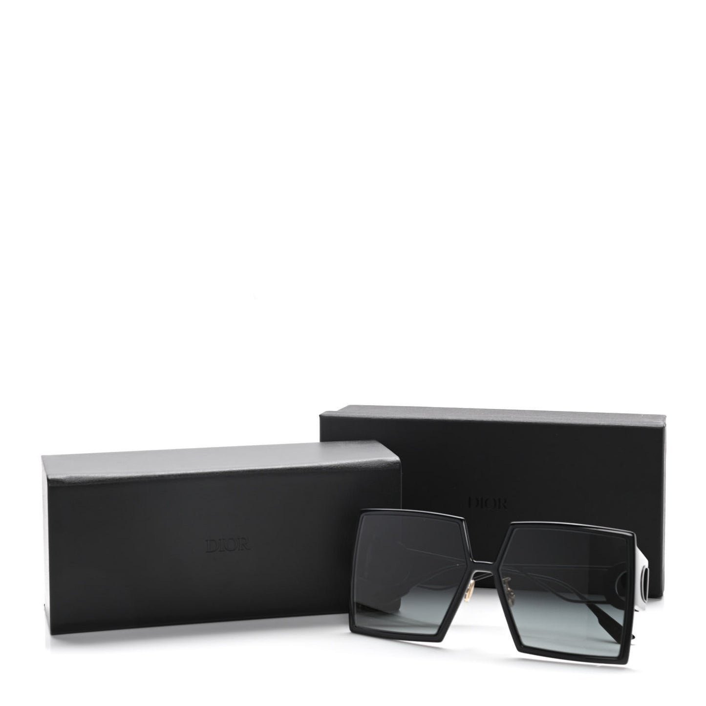 Square 30 Montaigne Sunglasses Black