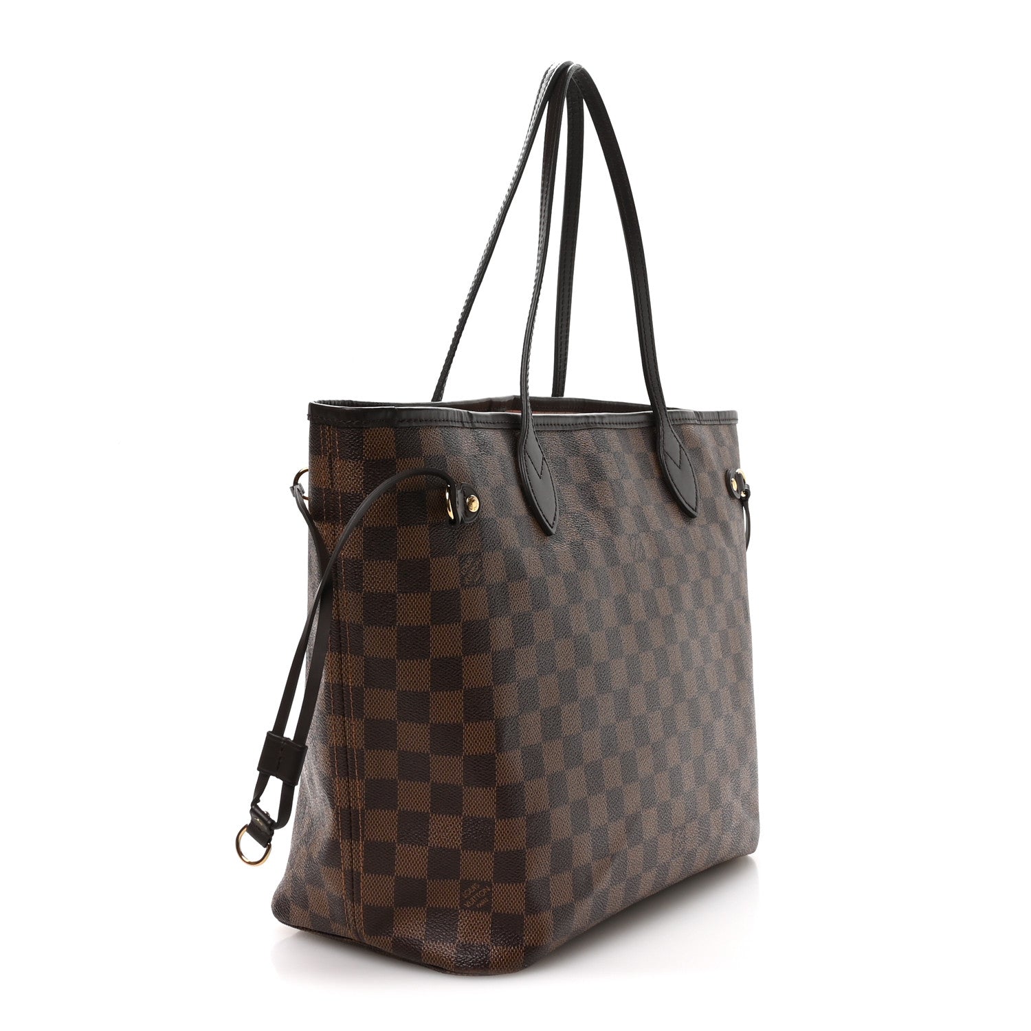 Louis Vuitton Damier Ebene Neo Neverfull MM Rose Ballerine 4 of 11