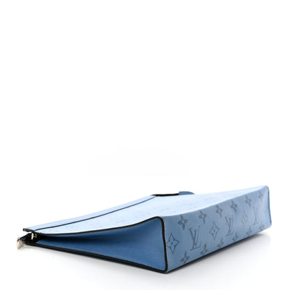 Louis Vuitton Taigarama Pochette Voyage MM Denim 4 of 7