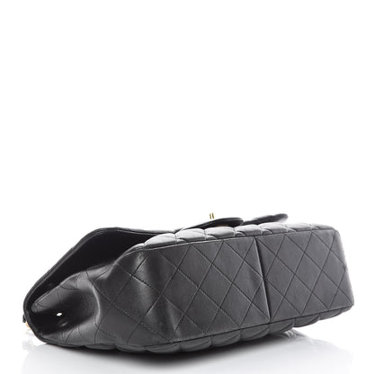 Chanel Lambskin Quilted Jumbo Single Flap Black 4 of 20