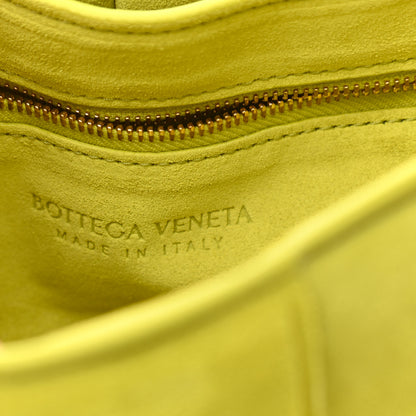 Bottega Veneta Suede Maxi Intrecciato Padded Chain Cassette Crossbody Bag Kiwi 6 of 10