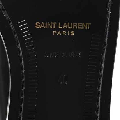 Saint Laurent Magnum Lux Calfskin Mens Le Loafer 15 Moccassins 40 Black 9 of 10