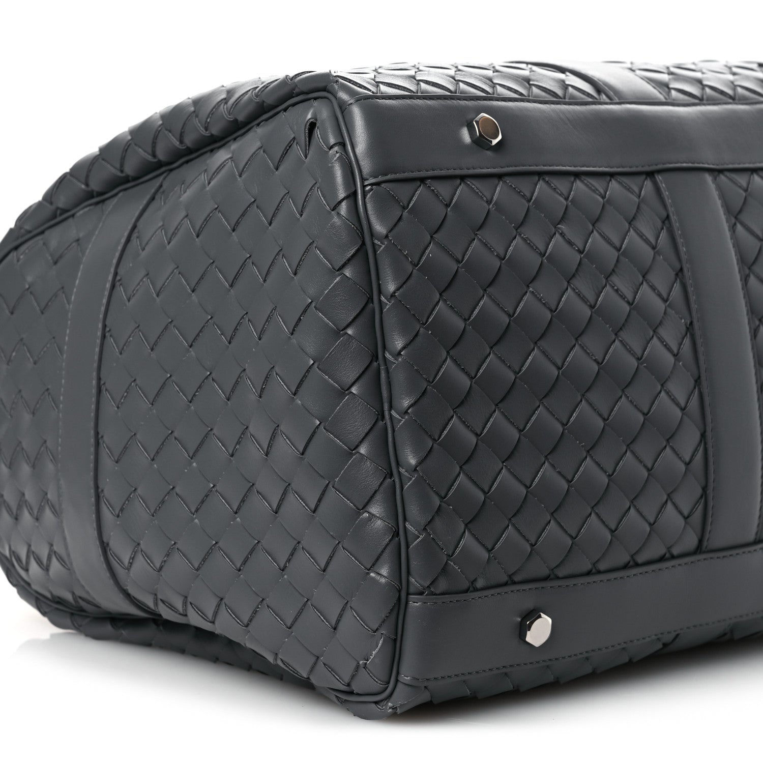 Bottega Veneta Nappa Intrecciato Medium Duffle Bag Thunder 9 of 11