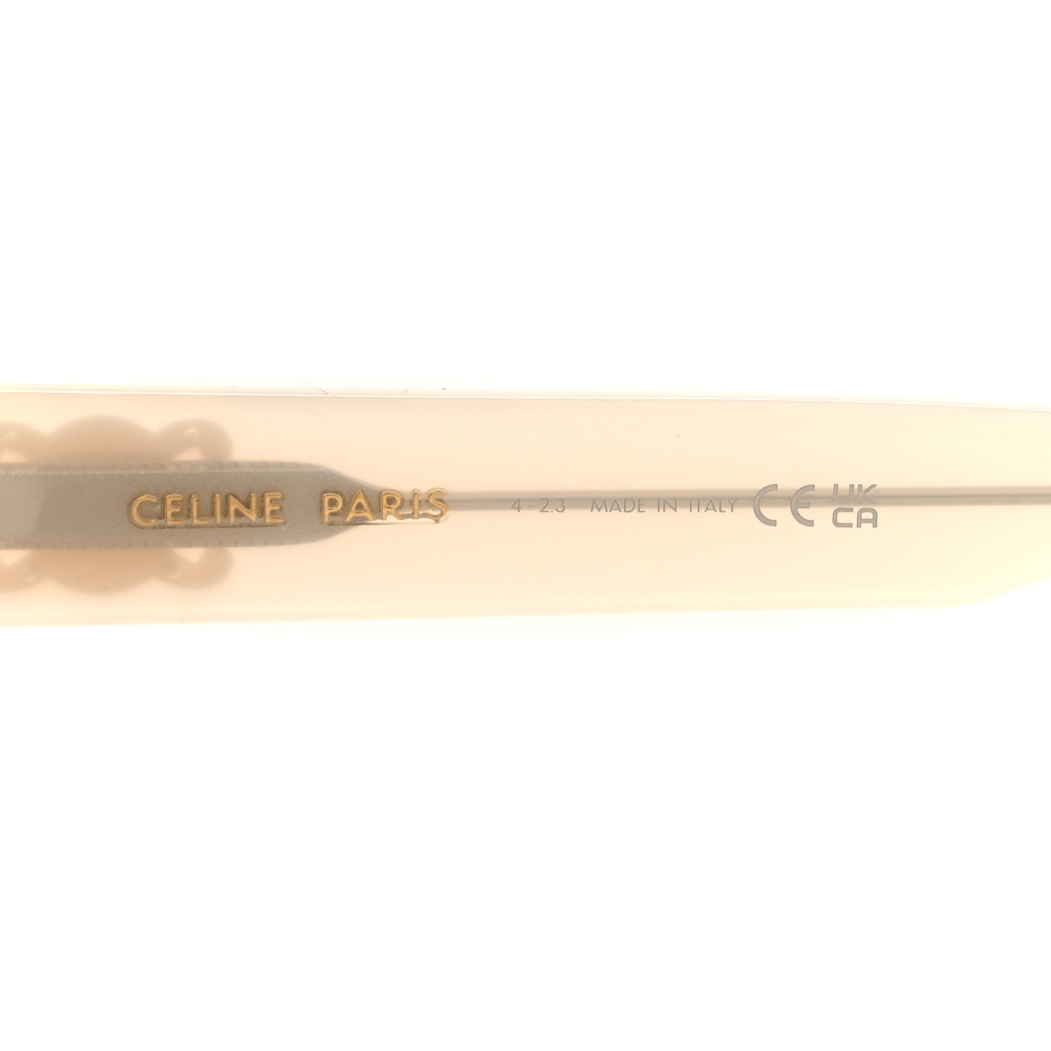 Celine Acetate Triomphe 01 Sunglasses CL 40194U White 6 of 6